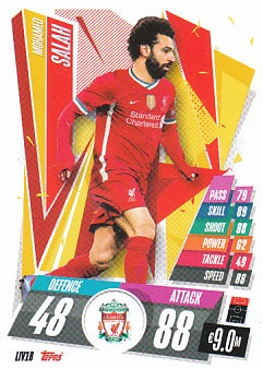 Mohamed Salah Liverpool 2020/21 Topps Match Attax CL #LIV18